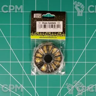 Описание картинки Green Stuff World Chaos Symbols x300 от Vault Boy по цене 1 498руб | Свободный Рынок Миниатюр - СРМ