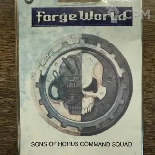 Описание картинки Warhammer Sons of Horus Command Squad (оригинал, Forgeworld) от Mini Wargame по цене 6 948руб | Свободный Рынок Миниатюр - СРМ