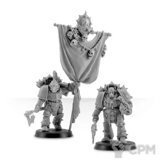 Описание картинки Warhammer Sons of Horus Command Squad (оригинал, Forgeworld) от Mini Wargame по цене 6 948руб | Свободный Рынок Миниатюр - СРМ