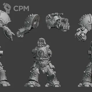 Описание картинки Obliterators ( 3 штуки ) от 3D Wargaming по цене 1 300руб | Свободный Рынок Миниатюр - СРМ