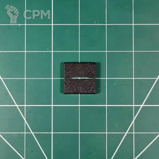 Описание картинки Square Base 30x30 mm Slot 2 Подставка квадратная пластик от Vault Boy по цене 48руб | Свободный Рынок Миниатюр - СРМ