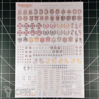 Описание картинки Empire Of Man Transfer Sheet (Декали) Оригинал GW от Vault Boy по цене 5 298руб | Свободный Рынок Миниатюр - СРМ