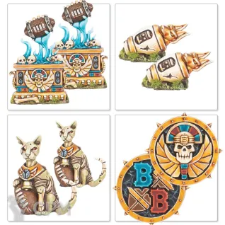 Описание картинки Tomb Kings Blood Bowl Team The Nehekhara Nightmares от Vault Boy по цене 4 398руб | Свободный Рынок Миниатюр - СРМ