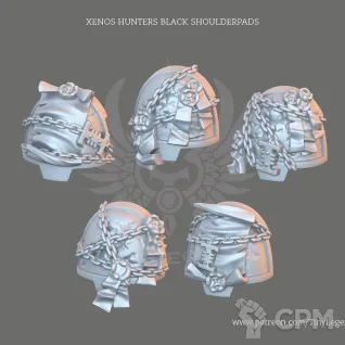Описание картинки Deathwatch shoulder pads от Helnex workshop  по цене 20руб | Свободный Рынок Миниатюр - СРМ