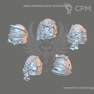 Описание картинки Deathwatch shoulder pads от Helnex workshop  по цене 20руб | Свободный Рынок Миниатюр - СРМ