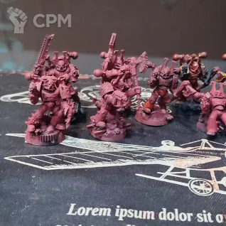Описание картинки Khorne berzerkers - 20 шт от 13trouble по цене 5 000руб | Свободный Рынок Миниатюр - СРМ