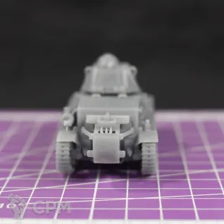 Описание картинки Французский легкий танк Hotchkiss H39 (вариант с "хвостом") / масштаб 1:56 / 28m от DModels по цене 550руб | Свободный Рынок Миниатюр - СРМ