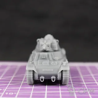 Описание картинки Французский легкий танк Hotchkiss H39 (вариант с "хвостом") / масштаб 1:56 / 28m от DModels по цене 550руб | Свободный Рынок Миниатюр - СРМ
