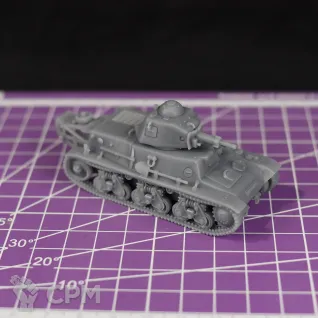Описание картинки Французский легкий танк Hotchkiss H39 (вариант с "хвостом") / масштаб 1:56 / 28m от DModels по цене 550руб | Свободный Рынок Миниатюр - СРМ