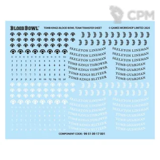 Описание картинки Bretonnian Team Transfer Sheet (Декали) от Vault Boy по цене 998руб | Свободный Рынок Миниатюр - СРМ