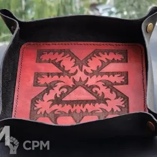 Описание картинки Символ Кхорна/Dice Tray Khorne/Лоток/Дайс Трей/Арена/Тарелка от Krontwar по цене 3 500руб | Свободный Рынок Миниатюр - СРМ