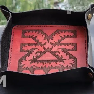 Описание картинки Символ Кхорна/Dice Tray Khorne/Лоток/Дайс Трей/Арена/Тарелка от Krontwar по цене 3 300руб | Свободный Рынок Миниатюр - СРМ