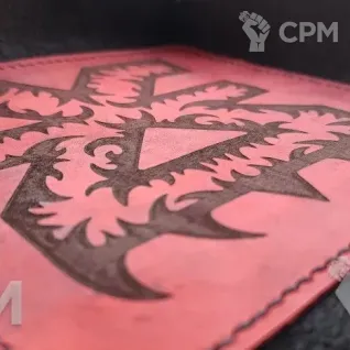 Описание картинки Символ Кхорна/Dice Tray Khorne/Лоток/Дайс Трей/Арена/Тарелка от Krontwar по цене 3 500руб | Свободный Рынок Миниатюр - СРМ