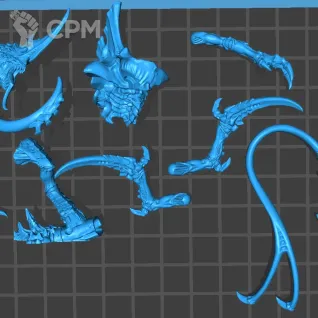 Описание картинки (But) Tyranid Prime with lash whip от Магазин Альфария по цене 250руб | Свободный Рынок Миниатюр - СРМ