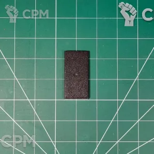 Описание картинки Rectangular Base 30x60 mm Подставка прямоугольная (60x30) от Vault Boy по цене 78руб | Свободный Рынок Миниатюр - СРМ