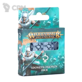 Описание картинки Набор шестигранных кубов Warhammer Age of Sigmar Idoneth Deepkin Dice от Дауран по цене 3 150руб | Свободный Рынок Миниатюр - СРМ