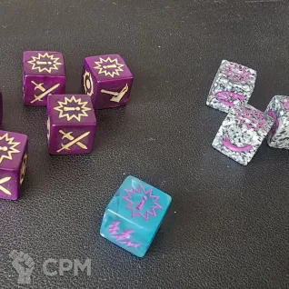 Описание картинки Кубы из набора Warhammer Underworlds Direchasm (идеально для Spitewood) от Ramirti по цене 1 600руб | Свободный Рынок Миниатюр - СРМ