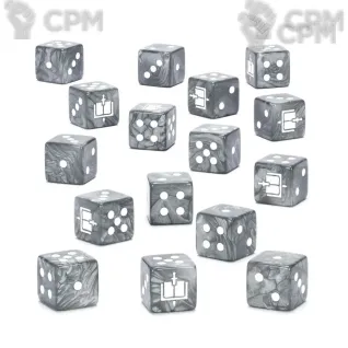 Описание картинки Кубы WARHAMMER 40000: GREY KNIGHTS DICE от Дауран по цене 3 100руб | Свободный Рынок Миниатюр - СРМ