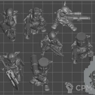 Описание картинки Расширенный отряд Gretchin (скан) от WAAAAAAGHshop по цене 1 500руб | Свободный Рынок Миниатюр - СРМ