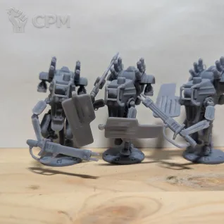 Описание картинки Steel Guards Close Combat Squad от RestR по цене 1 200руб | Свободный Рынок Миниатюр - СРМ