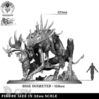 Описание картинки The Woe Stag от Naggaroth Night по цене 6 000руб | Свободный Рынок Миниатюр - СРМ