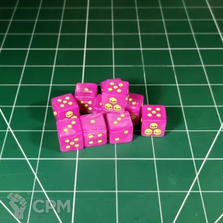 Описание картинки Nurgle Dice x10 от Vault Boy по цене 777руб | Свободный Рынок Миниатюр - СРМ