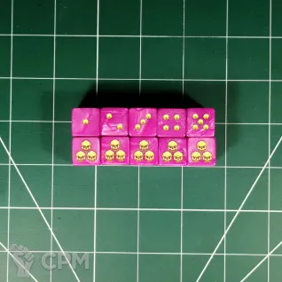 Описание картинки Nurgle Dice x10 от Vault Boy по цене 777руб | Свободный Рынок Миниатюр - СРМ