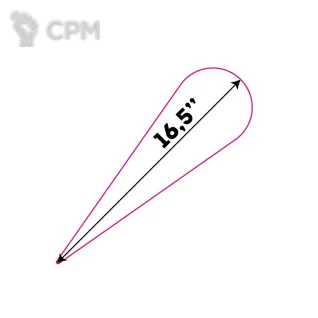 Описание картинки Apocalypse Hellstorm Flamer Template 40k от TerraCutter по цене 950руб | Свободный Рынок Миниатюр - СРМ