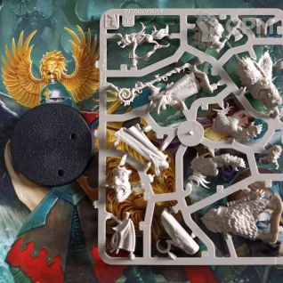 Описание картинки Warhammer Quest Darkwater Drasher Vorn, The Rampaging Beast, на литниках от Black Legion Hall по цене 1 430руб | Свободный Рынок Миниатюр - СРМ