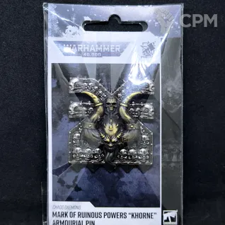 Описание картинки Mark of ruinous powers "Khorne" Брошь эмблема марки "Кхорна" от Fle94 по цене 1 900руб | Свободный Рынок Миниатюр - СРМ