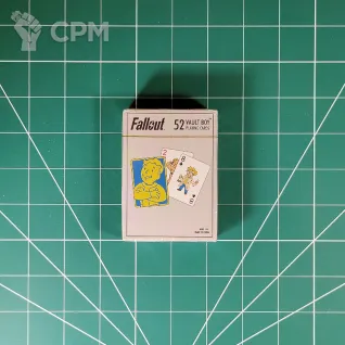 Описание картинки Игральные карты Fallout от Vault Boy по цене 998руб | Свободный Рынок Миниатюр - СРМ