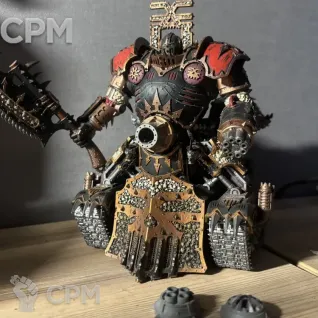 Описание картинки Khorne Lord of Skulls от Mark Lisovoy по цене 18 000руб | Свободный Рынок Миниатюр - СРМ