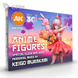 Описание картинки Набор AK Interactive SIGNATURE SET KEIGO MURAKAMI PERSONAL MIXES ANIME FIGURES PAINT SET от Дауран по цене 5 500руб | Свободный Рынок Миниатюр - СРМ