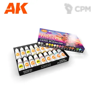 Описание картинки Набор AK Interactive SIGNATURE SET KEIGO MURAKAMI PERSONAL MIXES ANIME FIGURES PAINT SET от Дауран по цене 5 500руб | Свободный Рынок Миниатюр - СРМ