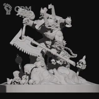Описание картинки Kharn альт от Laboratory of Chaos по цене 200руб | Свободный Рынок Миниатюр - СРМ