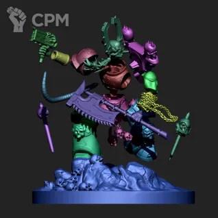 Описание картинки Kharn альт от Laboratory of Chaos по цене 200руб | Свободный Рынок Миниатюр - СРМ