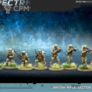 Описание картинки British Rifle Section Bravo от Wardog Workshop по цене 1 200руб | Свободный Рынок Миниатюр - СРМ