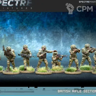 Описание картинки British Rifle Section Alfa от Wardog Workshop по цене 1 050руб | Свободный Рынок Миниатюр - СРМ