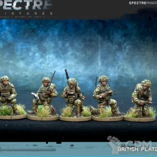 Описание картинки British Platoon HQ от Wardog Workshop по цене 750руб | Свободный Рынок Миниатюр - СРМ