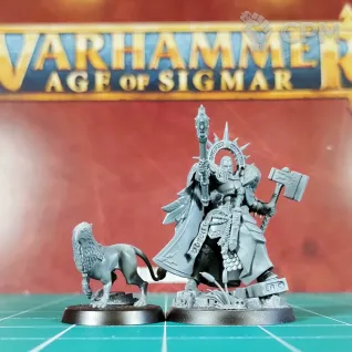 Описание картинки Stormcast Eternals Lord-Imperatant (Без шлема) от Каджит по цене 1 198руб | Свободный Рынок Миниатюр - СРМ