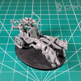 Описание картинки Stormcast Eternals Stormstrike Chariot I от Каджит по цене 2 998руб | Свободный Рынок Миниатюр - СРМ