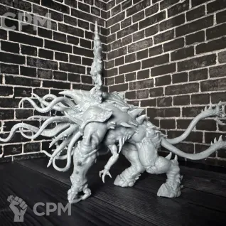 Описание картинки Mutalith Vortex Beast от Naggaroth Night по цене 3 500руб | Свободный Рынок Миниатюр - СРМ