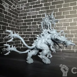 Описание картинки Mutalith Vortex Beast от Naggaroth Night по цене 3 500руб | Свободный Рынок Миниатюр - СРМ