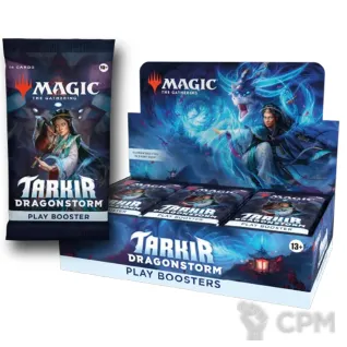Описание картинки Дисплей Play бустеров выпуска Tarkir: Dragonstorm на английском языке от Дауран по цене 14 000руб | Свободный Рынок Миниатюр - СРМ