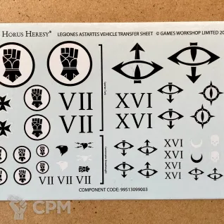 Описание картинки Legiones Astartes Vehicle Transfer Sheet от notr3d по цене 237руб | Свободный Рынок Миниатюр - СРМ