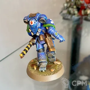 Описание картинки Assault Intercessor Sergeant от notr3d по цене 750руб | Свободный Рынок Миниатюр - СРМ