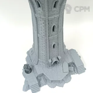 Описание картинки Эльфийская Башня - Фэнтези Террейн от Terrain Print по цене 2 500руб | Свободный Рынок Миниатюр - СРМ