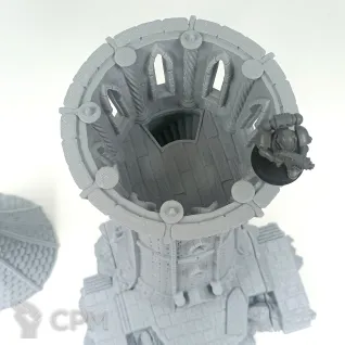 Описание картинки Эльфийская Башня - Фэнтези Террейн от Terrain Print по цене 2 500руб | Свободный Рынок Миниатюр - СРМ