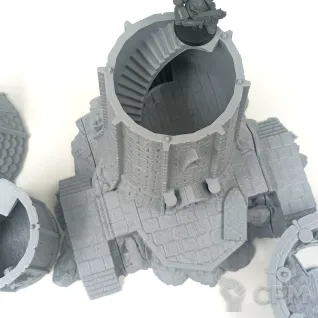 Описание картинки Эльфийская Башня - Фэнтези Террейн от Terrain Print по цене 2 500руб | Свободный Рынок Миниатюр - СРМ