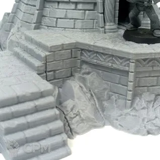 Описание картинки Эльфийская Башня - Фэнтези Террейн от Terrain Print по цене 2 500руб | Свободный Рынок Миниатюр - СРМ